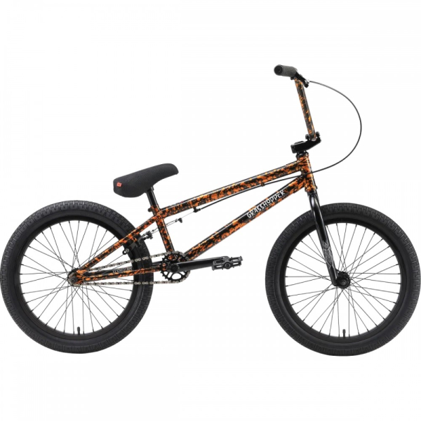 Купить Велосипед BMX TechTeam Grasshopper 20" (2022) оранжевый-черный